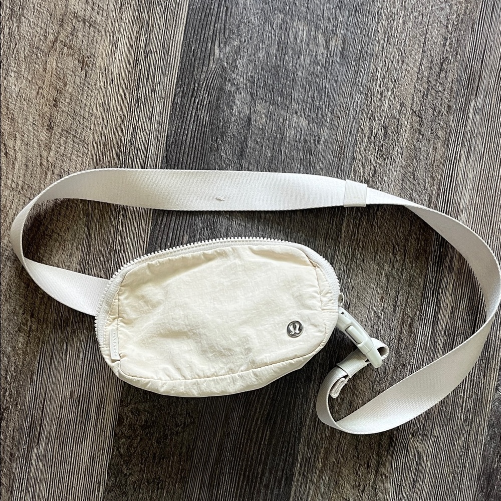 lululemon athletica Cream Belt Bag